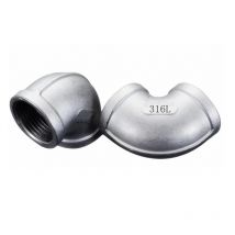 1/8 ''-2" acciaio inossidabile 316 del filo femminile di BSP uguale a 90 gradi raccordo per tubo dell'acqua del gomito connettore del giunto 316L