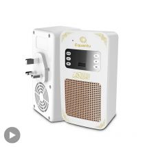 Azan Koran Muslimischen Koran Helle Bluetooth Lautsprecher Tragbare Nachtlicht Heilige Lampe Wand Stecker Uhr Sound Wireless Home Caixa De Som