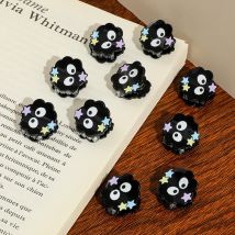 10PCS Cute little coal ball hair claw, multi-functional hair accessory hair claw