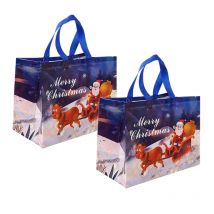 5PCS Weihnachten Vlies Tasche Frohe Weihnachten Schneemann Geschenk Taschen Santa Claus Elch Hirsch Verpackung Tasche Festival Party Dekoration TMZ