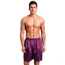 Herren-Hauskleidung, Sommer-Satin-Schläfer, elastische Taille, kurze Hosen, lässig, bequem, Heimkleidung, Schläfer können draußen getragen werden
