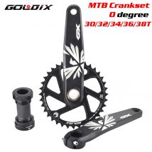 GX Fahrradkurbelgarnitur MTB Fahrradkurbel Kettenblatt Fahrrad 170 mm 175 mm Schwarz 0 Grad 30 Zähne 32 Zähne 34 Zähne 36 Zähne 38 Zähne Aluminiumlegierung mit Boden