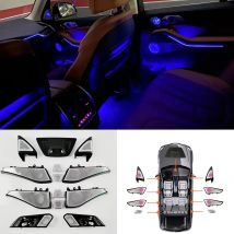 11 farbe LED Lautsprecher Abdeckung Für BMW X5 G05 X7 G07 Auto Mitteltöner Hochtöner HiFi Musik Stereo Horn Umgebungs licht Dekorieren Refit
