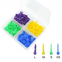 200Pcs/Box Disposable Dental Plastic Wedges With Holes Interdental Gap Dentist Oral End Circular Hole Dentist Care Tools ﻿