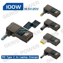 ​ 6 ​ 5W 90W 100W USB Typ C PD zu Laptop Computer Notebook Power Adapter Konverter für Asus DC Power Stecker Jack für Lenovo HP