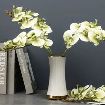 1PC Hohe Qualität 7-Kopf Schmetterling Orchidee Simulation Blume Ornament Wohnzimmer Esstisch Dekoration Blume Anordnung