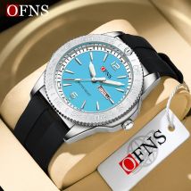 OFNS Neue Mode Farbe Zifferblatt männer Quarzuhr Im Freien Casual Wasserdichte Uhr Silikon Sport Business Kleid Männer Uhr Relogio
