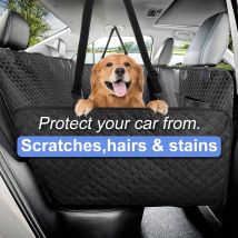 Hunde-Auto-Rücksitz-Verlängerung, Haustier-Rücksitzbezüge mit hartem Boden, wasserdichter Sicherheitsschutz, Hängematten-Trägermatte für Hunde auf Reisen