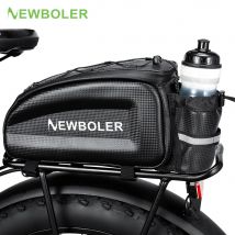 NEWBOLER Hard Shell Fahrrad Stamm Tasche Große Kapazität Fahrrad Schulter Tasche Wasserdichte Fahrrad Hinten Sitz Rack Tasche Für MTB Radfahren E-Bike