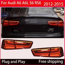 Dla Audi A6 2012-2015 A6L S6 C7 LED Auto Taillight Assembly Upgrade High C7.5 Design Dynamic Signal Lamp Tool Akcesoria