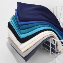 Frau Hijabs muslimischen Schal Freizeit einfarbige Turban Imitation Seide Satin Schal Frauen Schal