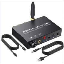 192KHz DAC Digital-Analog-Konverter mit Bluetooth-kompatiblem Empfänger, Sender, AptX Wireless Audio Adapter