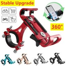 Supporto per telefono per bici da moto in metallo Staffa antiscivolo in lega di alluminio Clip per GPS Supporto per supporto universale per bicicletta per tutti gli smartphone