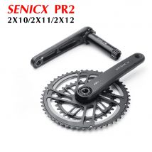 SENICX PR2 korba do roweru szosowego mechanizm korbowy 165/172/175mm CNC 50-34/52-36/53-39T 30/46T podwójna tarcza DUB mechanizm korbowy