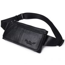 Echt leder Gürtel tasche Hüft tasche für Männer reisen lässig Handy hülle echte Rindsleder Geldbörse Brusttasche Gürtel tasche