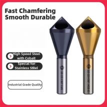 HSS M35 Co Fasenfräser mit geneigtem Loch, 90-Grad-Senkerbohrer, Innenloch-Anfaswerkzeug, interne Spanentfernung