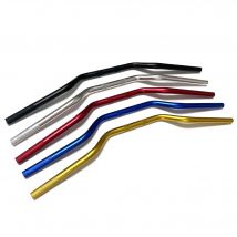 22mm Motorrad CNC Lenker mit Querstangen Motocross Pit Bike Aluminium legierung Lenkrad für Honda Yamaha Kawasaki Suzuki