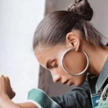 100% Edelstahl Ohrring Big Dick Chunky Stud Ohrringe für Frauen Runde Kreis Neue 2021 Einfache Übertreibung Modeschmuck