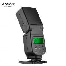 Andoer Flash Speedlite GN40 luce di riempimento a LED regolabile Flash On-camera con sostituzione della staffa per fotocamere DSLR Canon Nikon