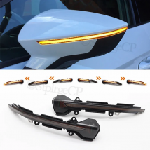 Specchietto laterale LED Dinamico Indicatore di direzione Sequenziale Per Seat Leon III Mk3 5F ST FR Cupra Arona KJ7 2013 2014 2015 2017 2018
