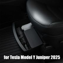 Für Tesla Modell Y Juniper 2025, unter dem Sitz, Aufbewahrungsbox, Autozubehör, Schubladentyp, Organizer, Aufbewahrung, Vordersitz, untere Box