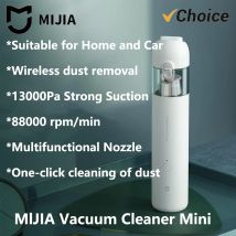 Aspiradora de Mano Portátil Original NUEVA MIJIA para el Hogar y el Automóvil, Mini Colector de Polvo Inalámbrico, Succión Ciclónica de 13000PA, CN