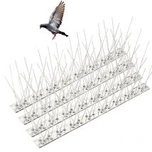 1Set in acciaio inox Pigeon Spikes repellente per uccelli trappole deterrente Anti-uccello repellente per parassiti giardino balcone spine Nail Kit