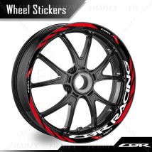 Für HONDA cbr 650r CBR600RR CBR1000RR CBR650F 500R Reflektierende Rad Aufkleber Hub Aufkleber Felge Streifen Band Wasserdicht Zubehör