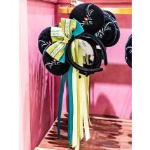 2025 Disney Mickey Mouse diadema Disneyland nueva velocidad plata Nimbus PU sombreros de cuero niños niña juguetes decoración