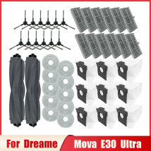 Sostituisci Per Dreame Mova E30 Ultra/L10s Pro Ultra Heat/Trouver E30 Ultra Aspirapolvere Spazzola Principale Mop Panno Sacchetto di Polvere Pezzi di Ricambio