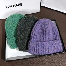 Warme Mohair Winter Hut Unisex Mützen Gestrickte Hut Frauen Herbst Weibliche Wolle Beanies Caps Motorhaube Männer Casual Dicke Outdoor Geschenk