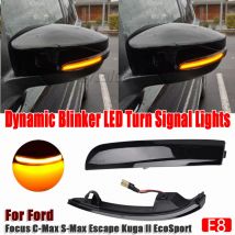 Per Ford Kuga Ecosport Dinamico Lampeggiante LED Indicatore di direzione Specchio laterale Indicatore sequenziale 2013 2014 2015 2016 2017 2018 2019