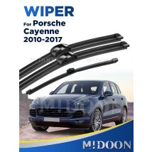 MIDOON Wiper LHD RHD Front Wiper Blades for Cayenne 2010- 2017 Windshield Windscreen Front Window 26"+26"+14"