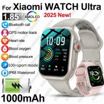 2025 New For Huawei Xiaomi Smart Watch Men Women 1.85-Inch HD AMOLED Full Touch Screen IP68 Waterproof Bluetooth Call SmartWatch