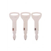 3Pcs Equipment Forklift Ignition Keys New Style replaces part # A62597