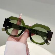 GM LUMIAS Polygon Rim Sonnenbrille Herren Neu in Mode Farbverlauf Candy Farbe Casual Sonnenbrille Damen Trendy Brand Design Shades