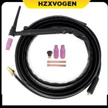HZXVOGEN WP17V WIG-Schweißbrenner, 4 m Kabel, WIG-Schweißpistole, Taschenlampen mit 10–25 mm2 Schnellkupplung zum Löten von Schweißgeräten