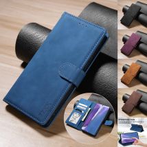 Portafoglio magnetico Flip con slot per schede Custodia in pelle per Samsung Galaxy S25 Edge S25 Ultra S24 FE Nota 20 10 Lite 10 Plus 9 A36 A56