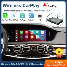 Road Top Wireless CarPlay per Mercedes Benz classe S W222 2014-2018, con interfaccia Auto Android Mirror Link AirPlay Car Play