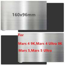 ENERGETISCHE Harzbauplatte für Elegoo Mars 4, Mars 4 Ultra, Mars 5, Mars 5 Ultra, flexible Harzfederstahlplatte 160 x 96 mm