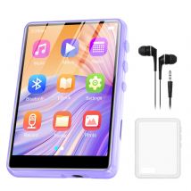 ZAQE 64 GB Bluetooth 5.3 MP3-Player mit Touchscreen, UKW-Radio mit HD-Lautsprechern, bis zu 128 GB Blau