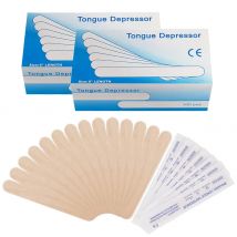 100/50/5PCS Einweg Zunge Spatel Holz Tattoo Waxing Stick Individuelle Papier Pack Haar Entfernung Sticks Tattoo liefert