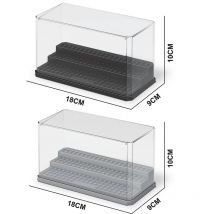 Sammlerstücke Action-figuren Vitrine Box Vitrine Bausteine Minifiguren Grundplatte Bildung Ziegel Spielzeug für Kinder