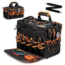 Borsa per attrezzi DGEV, organizer per borse per attrezzi, borsa per attrezzi per elettricisti, borsa per attrezzi, porta attrezzi, borse per attrezzi per elettricisti