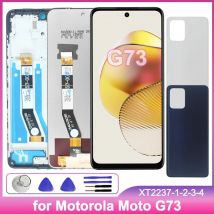 G73 for Motorola Moto G73 XT2237 LCD Display Touch Screen Digitizer Replacement Assembly for Moto G73 XT2237-1-2-3-4 LCD Display