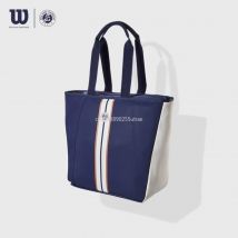 Wilson Roland Garros Tennis-Tragetasche für bis zu 2 Schläger. Zwei elastische Fächer, geeignet für