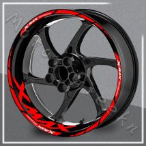 Geeignet für XMAX 300 Xmax 250 xmax 150 Motorradzubehör Reflektierender Aufkleber Radaufkleber Felgenreifen Streifenband