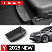 Per Tesla Nuovo modello Y 2025 Lancio di sedili anteriori di ginepro sotto il cassetto del sedile Scatola di immagazzinaggio in TPE