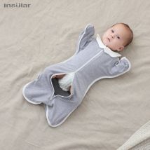 Neugeborenen Baby Swaddle Erhöhte Hand Anti-shock Swaddle Decke Doppel-reißverschluss Neugeborenen Baby Baumwolle