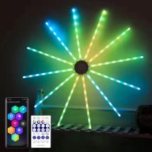 Luci di ramo intelligenti 112LED/96 LED, luce d'atmosfera con app Bluetooth e telecomando, per decorazioni per feste a tema parco festa